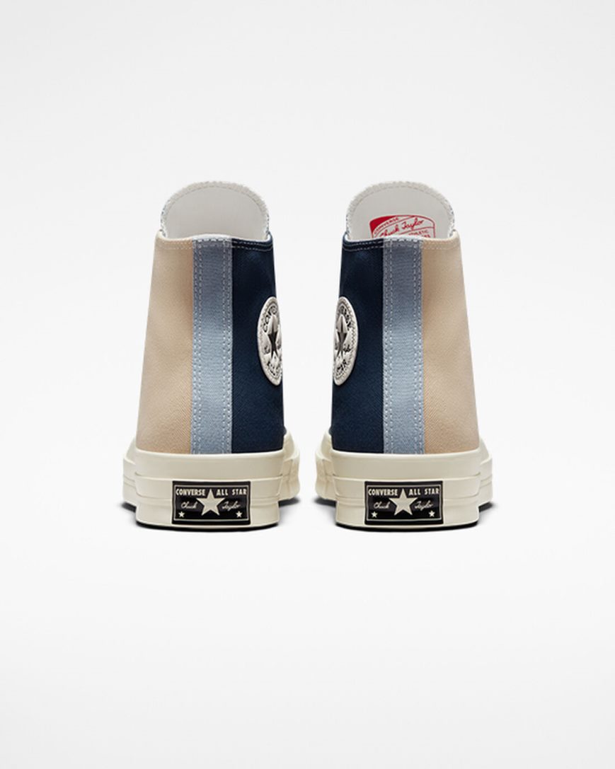 Women's Converse Chuck 70 Tri-Panel High Top Shoes Navy | AU 0C931K